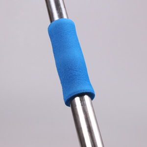 Stainless Steel IV Stand Adjustable Height Round Disc Base 4 <b>Hook</b> Infusion <b>Pole</b> Clinic Use - Product Image 4