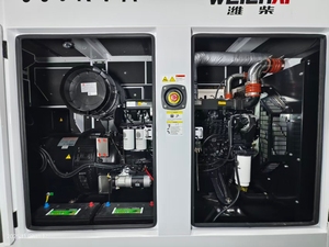 Genset Stamford Brushless Powerful Weichai <span class=keywords><strong>Diesel</strong></span> Silent 280kW <span class=keywords><strong>3</strong></span> Fasa 24V DC Electric Start ATS 350kVA - Product Image 2