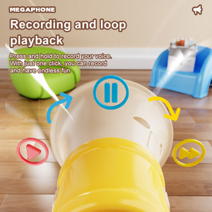 Tùy chỉnh trẻ em giáo dục điện tử loa lớn mini amp chuỗi nhỏ Loa đồ chơi ghi âm Mặt dây chuyền móc khóa - Product Image 3