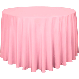 Mantel de Satén Brillante de Lujo, Redondo y Rectangular, de Poliéster Suave como la Seda, <span class=keywords><strong>para</strong></span> Decoración de Bodas, Fiestas, Eventos y Banquetes - Product Image 4