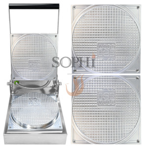 Machine professionnelle électrique pour gaufres, cornets de crème glacée et crêpes, avec plaque antiadhésive - Product Image 3