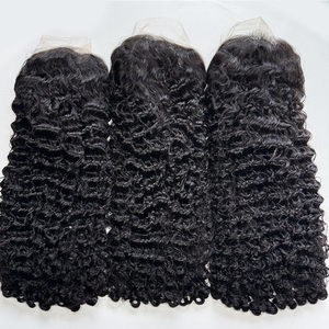 Burmese Curly <b>Human</b> Hair <b>Wig</b> Natural Color Soft Full Curls HD Lace <b>Wig</b> Pre Plucked Natural Hairline - Product Image 3