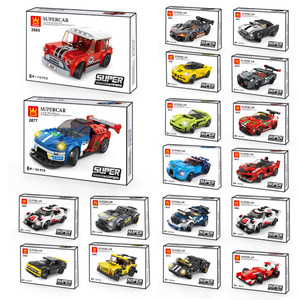 Wange Hotselling Product Sport <strong>Cars</strong> Various Styles Sport <strong>Cars</strong> Small Size Compatible Building Block <strong>Set</strong> - Product Image 2