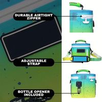 Bolsa Térmica Plegable Aislada para Almuerzo, Ideal para Picnic, Playa, Senderismo, Camping, Trabajo, Viajes