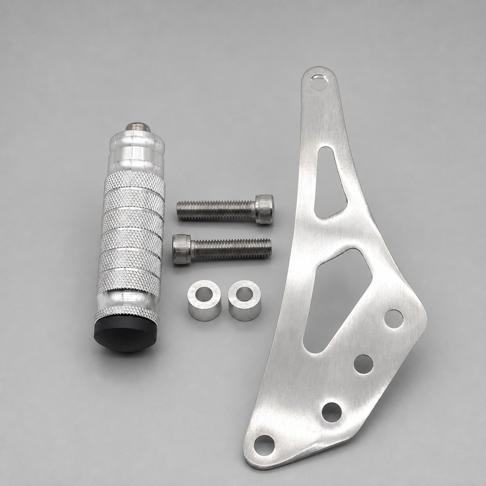 304 Stainless Steel Stunt Foot Pegs Front Footrest Pedals for Electric ...
