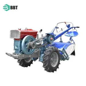 Mower Rotary Tiller Cultivator Corn Harvester Garden Cultivator Rotary Tiller Small Farm Walking Tractor With Seat