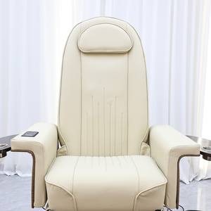 Nouvelle conception d'équipement de salon de manucure, fauteuil de manucure électrique inclinable en cuir noir, fauteuil de pédicure avec spa pour les pieds à contact humain, fauteuil de pédicure à remous - Product Image 5