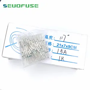 Cầu chì nhiệt tốt Pseuo Cầu chì nhiệt tốt 10A/15A/20A 250V 115 121 130 192 210 240 250 cầu chì nhiệt kim loại 260 ry - Product Image 6