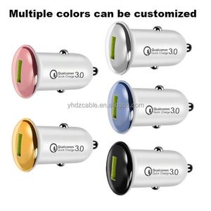 Factory Wholesale QC3.0 18W Fast Charging USB Car Charger Adapter for Mobile Phone with <b>Fireproof</b> PC <b>Material</b> - Product Image 3