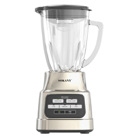 Blender multifonctionnel Sokany 110V, 1,25 L, pour smoothies, hachoir à aliments, mélange ultra-fin, blender de cuisine