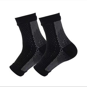 Chaussettes de compression ouvertes à la cheville pour la course à <span class=keywords><strong>pied</strong></span>, antidérapantes en coton/polyester pour jeunes adultes, idéales pour l'export. - Product Image 3