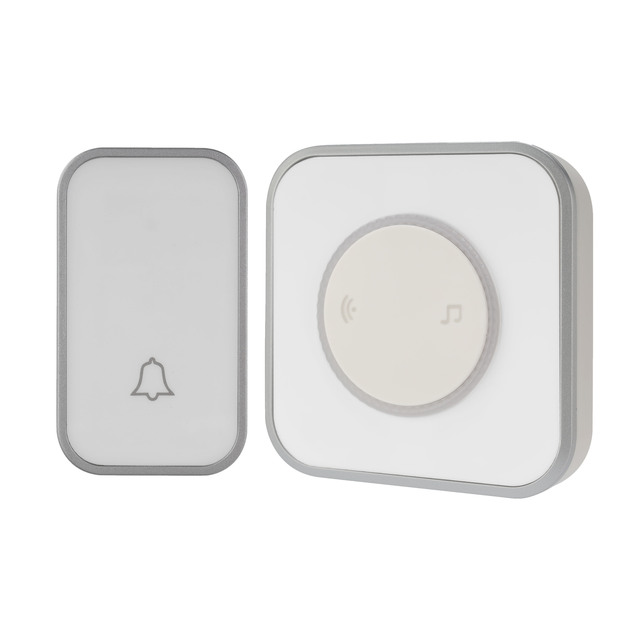 Aiben Model M488-WS Colorful Flashing Smart Wireless Doorbell  200M Long Wireless Distance 45 Songs Welcome Doorbell