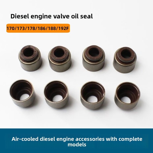 Valve Oil Seal Agricultural Diesel Engine Accessories Diesel Spare Parts for Farm Tractor Cultivator