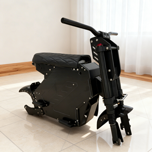 Estructura de patinete eléctrico de aleación de aluminio M5 de 13 y 14 pulgadas para Dropshipping, tamaño abierto 158mm, con asiento y amortiguador hidráulico - Product Image 1