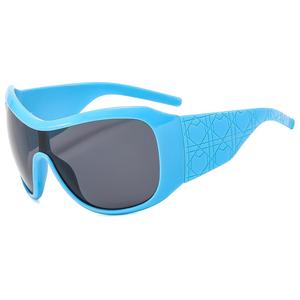Gafas de sol europeas y americanas de montura grande, modernas y a la moda, gafas deportivas resistentes a los rayos UV, gafas de ciclismo - Product Image 5