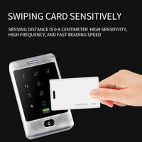 Matériel personnalisé en plastique/métal 13.56MHz 125KHz 860-960MHz RFID NFC IC Card Keychain Surface Modèles imprimables pour le contrôle d'accès