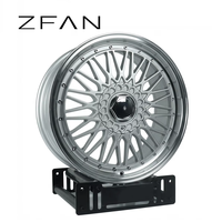 Rines ZFAN de Aluminio Forjado con Diseño Multirradio Plateado de 15-19 Pulgadas 4x100/5x112/5x114.3/5x120 JDM para Chevy