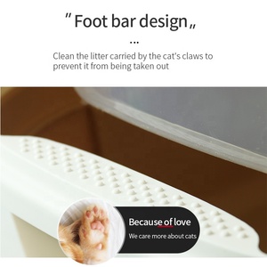 TaoTaohui Fabricant Grossiste Produits <span class=keywords><strong>de</strong></span> nettoyage <span class=keywords><strong>pour</strong></span> <span class=keywords><strong>chats</strong></span> <span class=keywords><strong>Toilette</strong></span> <span class=keywords><strong>pour</strong></span> <span class=keywords><strong>chats</strong></span> d'intérieur en plastique Bac à litière <span class=keywords><strong>pour</strong></span> <span class=keywords><strong>chats</strong></span> - Product Image 5