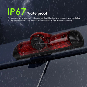 Caméra de recul étanche Podofo pour FIAT Ducato / Peugeot Boxer / Citroën Jumper 2006-2017, vision nocturne, intégrée au feu stop - Product Image 4