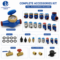 Premium DN32 mm Cast Iron IP68 Brass Digital Cold/Hot Mechanical Water Meter
