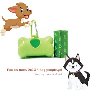 Bolsas de Silicona Personalizadas Ecológicas para Excrementos, Biodegradables con Dispensador, Color Caramelo, Modernas, Lindas y Suaves, con 1 Rollo de Bolsas en el Interior - Product Image 4