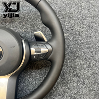 Volant sport en cuir SLK Brand M Performance à 4 branches de 40 mm, 2015-2017, E39/E84/F15/F34/X2/X5/M2/M6/F02/F25, séries 2/3/5, M3