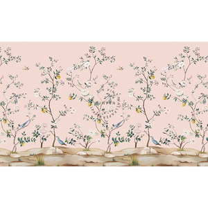 <span class=keywords><strong>Carta</strong></span> <span class=keywords><strong>da</strong></span> <span class=keywords><strong>Parati</strong></span> 3D con Motivi Floreali e Uccelli in Stile Cinese per Decorazione Domestica - Product Image 6
