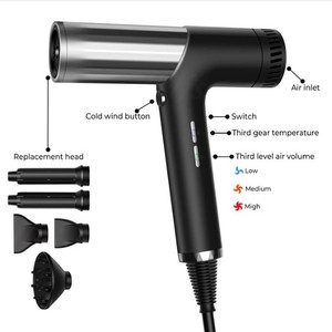 Hair Dryer With Negative Ion DC Motor High Speed Quiet Multi Functional For Hair Styling And Blow Drying - Product Image 5