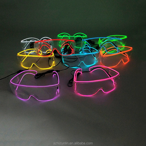 <span class=keywords><strong>Gafas</strong></span> Luminosas Inalámbricas <span class=keywords><strong>de</strong></span> PVC Zhizunlin, 10 Colores, LED Brillantes, para Halloween, Navidad, Pascua, Día del Padre, <span class=keywords><strong>Gafas</strong></span> Intermitentes para Fiestas - Product Image 4