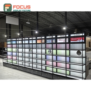 Custom Store Interior Powder Coated Metal Shop Furniture Installation Service Makeup Store Interior Design - Product Image 6