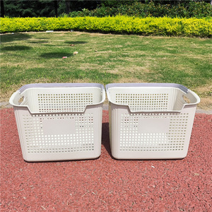 Laundry <b>Basket</b> Rectangle <b>Large</b> Durable Clothing Organizer Storage Bin For Bathroom Shower - Product Image 4