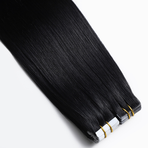 Grosir 100 Virgin tingkat 12A rambut manusia pita injeksi ganda ekstensi rambut alami pita tak terlihat Remy dalam ekstensi - Product Image 2