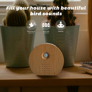 Lecteur de chants d'oiseaux portable avec capteur de mouvement PIR, boîte à sons naturels, jouet apaisant pour bébé en plastique durable - Product Image 6