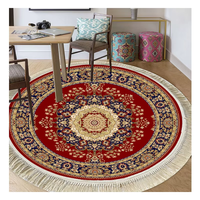 Chine Usine De Luxe Tapis Fabrication Moderne Tapis De Fourrure 3d Imprimé Tapis Rond