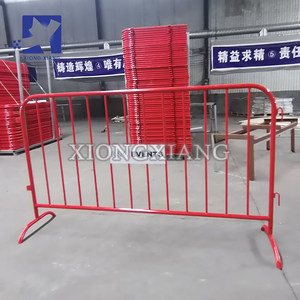 Barriera di controllo della folla delle barriere metalliche galvanizzate rimovibili economiche professionali - Product Image 4