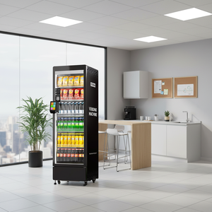 Distributeur automatique commercial XMAI à vision IA, capacité 425L (15 pieds cubes), format compact, compatible Apple <span class=keywords><strong>Pay</strong></span>, Google <span class=keywords><strong>Pay</strong></span>, 4G LTE pour petites entreprises - Product Image 1