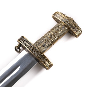 HESPER 94cm Histoire médiévale d'Europe du Nord Poli miroir Lame en acier 440ss Alliage de zinc Acier véritable Viking Nordique Non-fonctionnel - Product Image 3