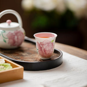 Taza <span class=keywords><strong>de</strong></span> Té <span class=keywords><strong>de</strong></span> Cerámica Pequeña Hecha a Mano con Rayas Verticales, Estilo Nuevo, Taza <span class=keywords><strong>de</strong></span> Té Asiática, <span class=keywords><strong>Tazas</strong></span> <span class=keywords><strong>de</strong></span> Café <span class=keywords><strong>sin</strong></span> Asa - Product Image 2