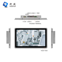 Panel PC Industrial Rockchip RK3568B2 de 15.6 Pulgadas FHD, 4GB 64GB, Doble LAN POE, 4 COM, HD, Sin Ventilador, Pantalla Táctil Integrada