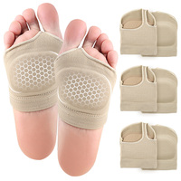 Coussinets de semelle SEBS pour l'avant-pied, séparateurs d'orteils en nid d'abeille, absorption des chocs, soulagement de la pression pour la marche sportive, inserts de chaussures pour l'avant-pied