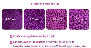 Absorbedor <span class=keywords><strong>de</strong></span> Etileno, Bolas <span class=keywords><strong>de</strong></span> Alúmina Activada con <span class=keywords><strong>Permanganato</strong></span> <span class=keywords><strong>de</strong></span> <span class=keywords><strong>Potasio</strong></span> (Kmno4) <span class=keywords><strong>de</strong></span> Color Púrpura - Product Image 4