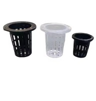 Système hydroponique de 2 pouces, panier en maille plastique pour pépinière, filet fendu en PP pour la culture des plantes NFT