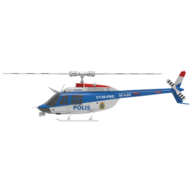 RC ERA 3D 6CH RC Helicopter Single-Rotor Flybarles Scale Model Brushless Motor Smart Positioning Aerobatic Training Heli
