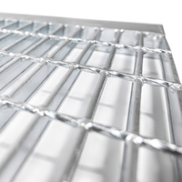 Grille de gouttière en acier composite, rainure en aluminium, prix de la grille en acier, passerelle en acier galvanisé