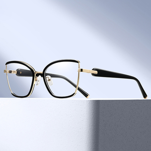 MS 92633 Nouvelle Arrivée Lunettes Anti-Lumière Bleue Oeil de Chat pour Femme Branches Minimalistes Finition Polie Tendance Polyvalentes Usage Quotidien - Product Image 1