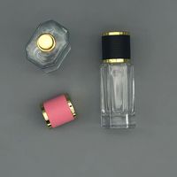 Flacon pulvérisateur de parfum en verre à bouchon à vis 40 ml, sérigraphie givrée, luxe unique, transparent, emballage plat
