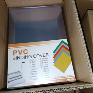 Trong suốt rõ ràng cứng nhắc văn phòng phẩm A4 PVC Bìa PP ràng buộc Bìa xoắn ốc cuốn sách ràng buộc nhựa A3 Pet tấm da cho máy tính xách tay - Product Image 1