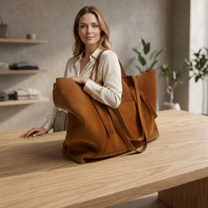 Womens Genuine Leather Clutch <b>Handbags</b> Zipper <b>Large</b> Capacity Waterproof Eco-Friendly Durable Lightweight Soft Two Straps Fashion - Product Image 1