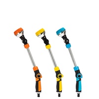Pulvérisateurs multifonctionnels 8-en-1, pistolet à bulles grande tête, tige extensible, outil manuel à pousser au pouce, capacité de 1000 gallons