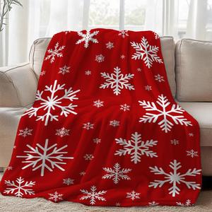Couverture en flanelle à motifs de sapins de Noël et camions, couverture de sieste, décoration de fête, cadeau de Noël, lavable en machine, résistant à la décoloration - Product Image 5